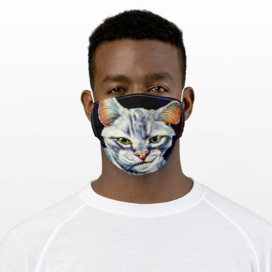 Smirky Cat face mask (Worn)