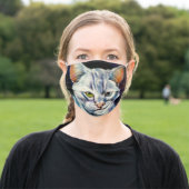 Smirky Cat face mask (Outside)