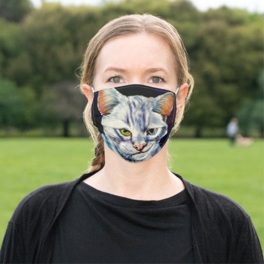 Smirky Cat face mask (Outside)
