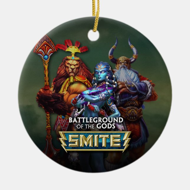 SMITE: Gods Ceramic Ornament (Front)