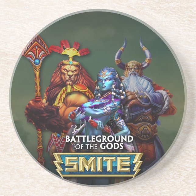 SMITE: Gods Sandstone Coaster (Front)
