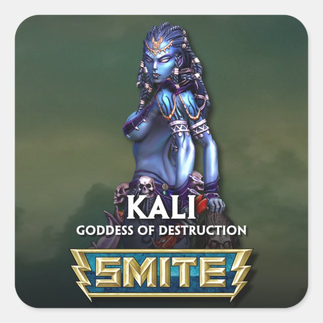 SMITE: Kali, Goddess of Destruction Square Sticker (Front)