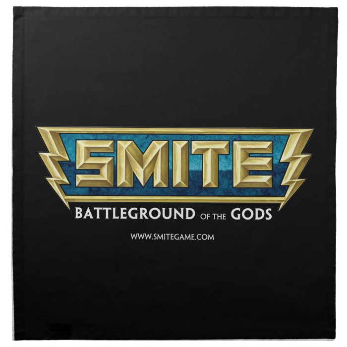 SMITE Logo Battleground of the Gods Cloth Napkin