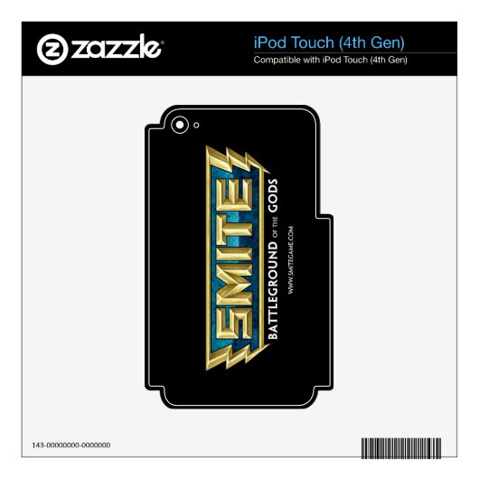 SMITE Logo Battleground of the Gods iPod Touch 4G Decal (Product)