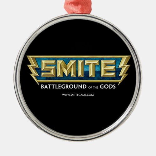 SMITE Logo Battleground of the Gods Metal Ornament