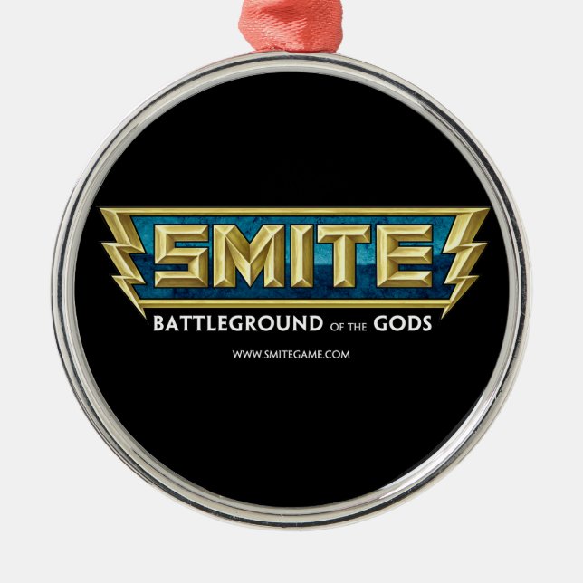 SMITE Logo Battleground of the Gods Metal Ornament (Front)