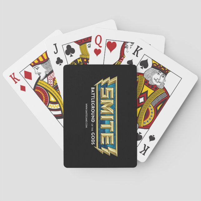 SMITE Logo Battleground of the Gods Poker Cards (Back)