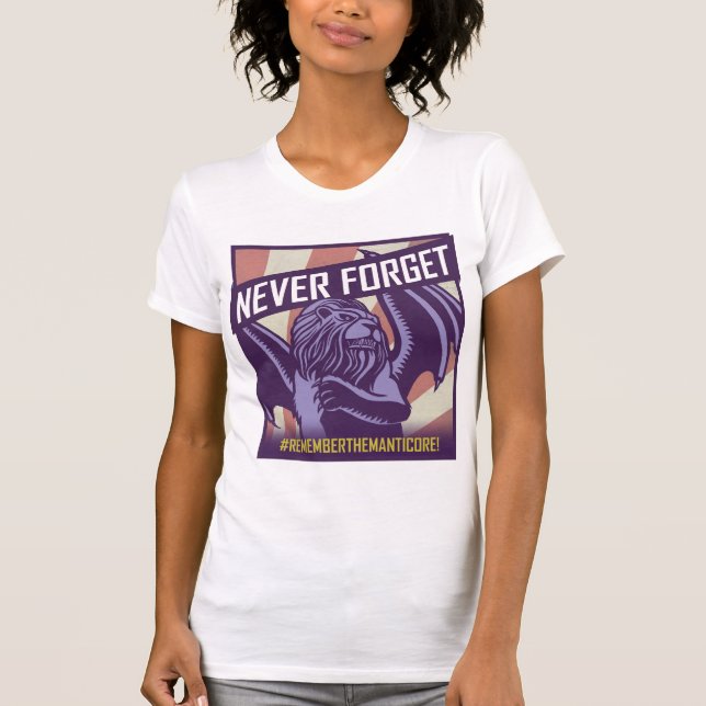 SMITE: Manticore Never Forget T-Shirt (Front)