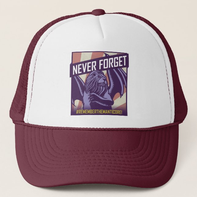 SMITE: Manticore Never Forget Trucker Hat (Front)
