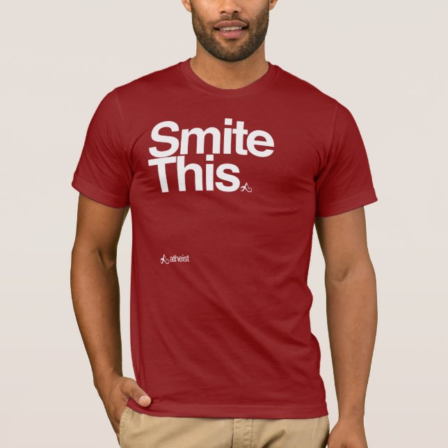 Smite this bold text t-shirt (Front)
