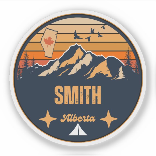 Smith, Alberta Sticker (Front)