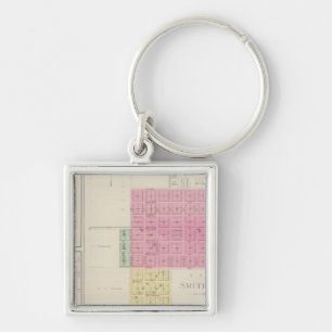 Smith Centre, Gould City, Motor, Webster, Kansas Keychain
