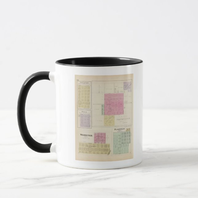 Smith Centre, Gould City, Motor, Webster, Kansas Mug (Left)