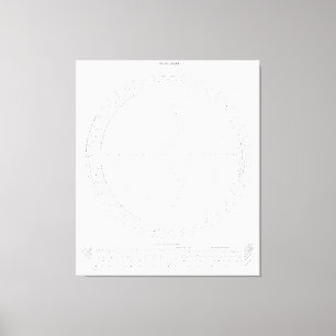 Smith Chart Radio Frequency Engineering Canvas Print