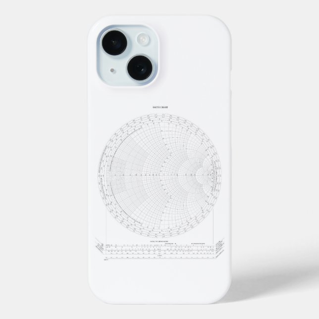 Smith Chart Radio Frequency Engineering  Case-Mate iPhone Case (Back)