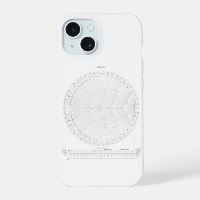 Smith Chart Radio Frequency Engineering  Iphone Case (Back)