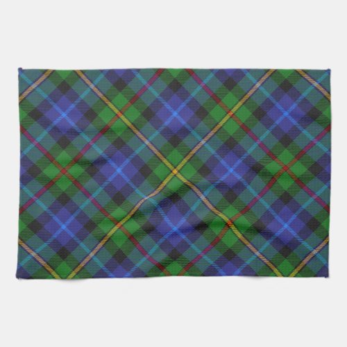 Smith Clan Scottish Tartan Plaid Pattern Kitchen Towel