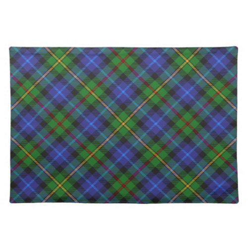 Smith Clan Tartan Plaid Pattern Cloth Placemat