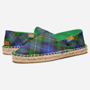 Smith Clan Tartan Plaid Pattern Espadrilles