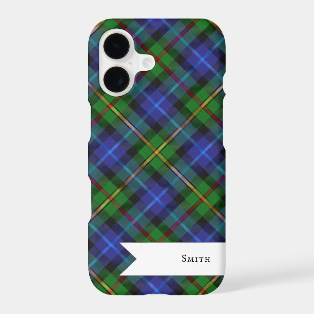 Smith Clan Tartan Plaid Pattern Iphone Case (Back)