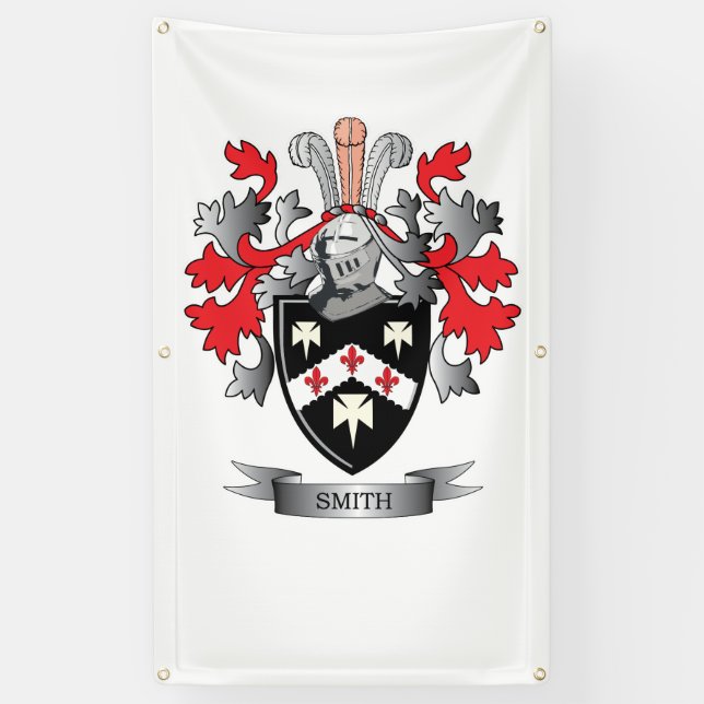 Smith Coat of Arms Banner (Vertical)