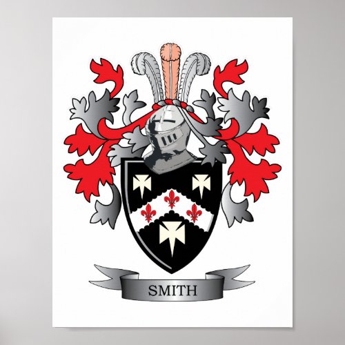 Smith Coat of Arms Poster