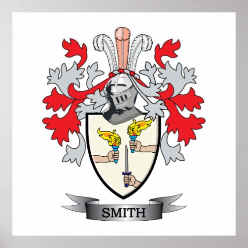 Smith Coat of Arms Poster