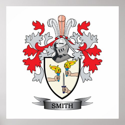 Smith Coat of Arms Poster