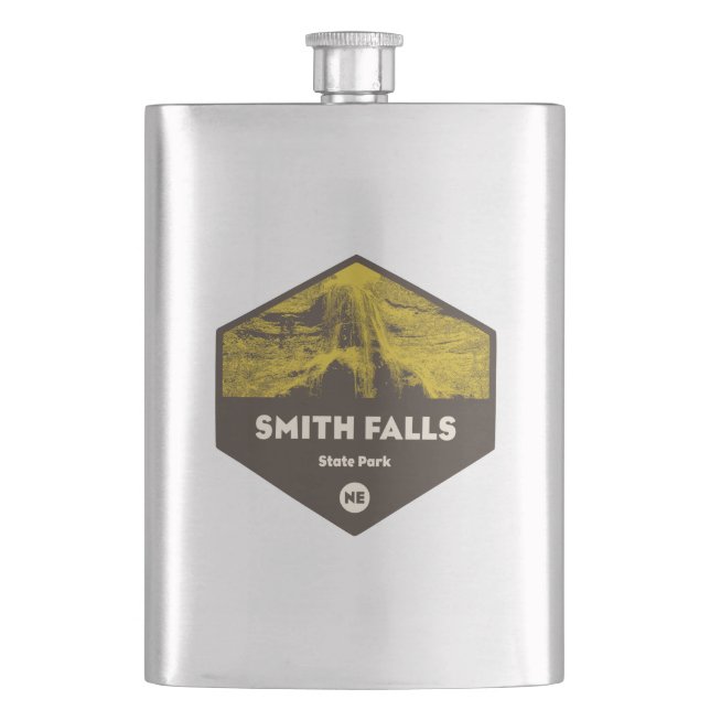 Smith Falls State Park Nebraska Flask (Front)