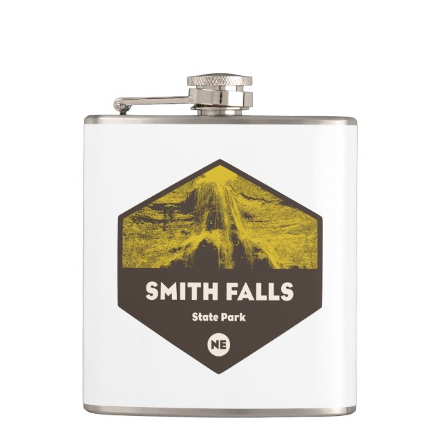 Smith Falls State Park Nebraska Flask (Front)
