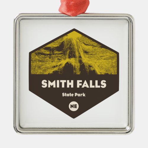 Smith Falls State Park Nebraska Metal Ornament