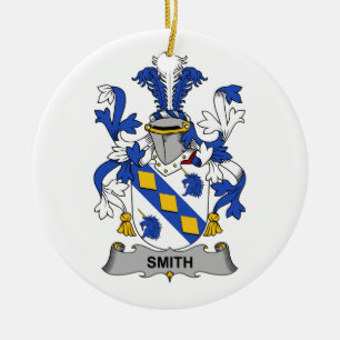 Smith Family Crest Ceramic Ornament
