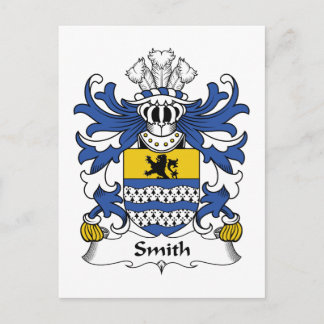 Smith Family Crest Postcard