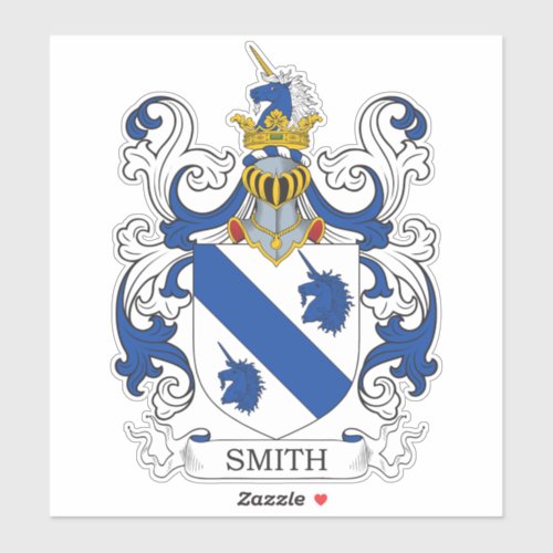 Smith Family Crest Sticker