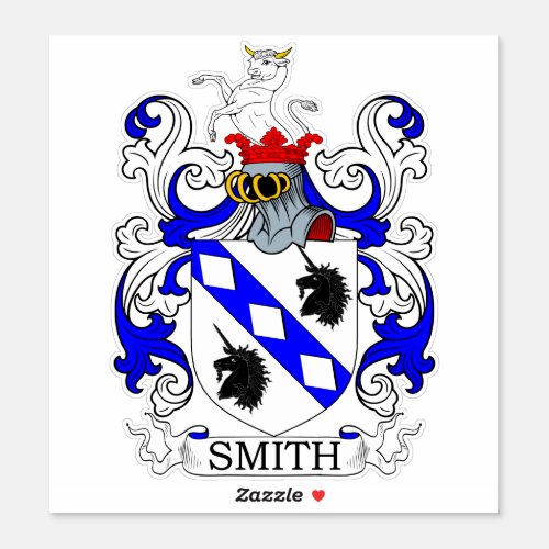 Smith Family Crest Sticker