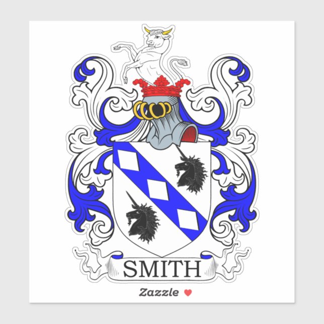 Smith Family Crest Sticker (Sheet)