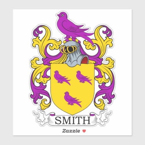 Smith Family Crest Sticker