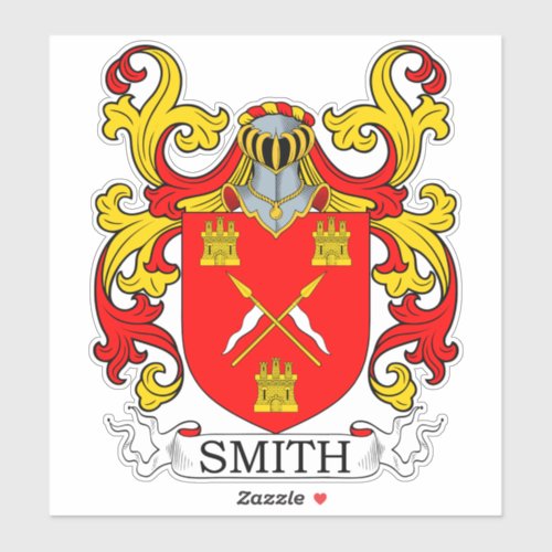 Smith Family Crest Sticker