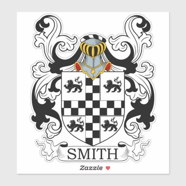 Smith Family Crest Sticker (Sheet)