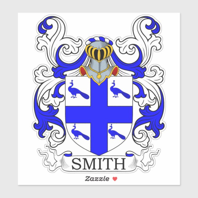 Smith Family Crest Sticker (Sheet)