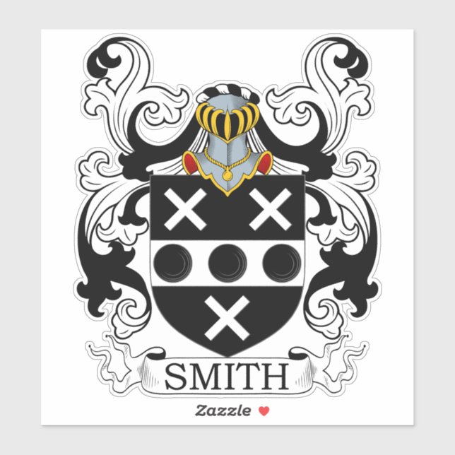 Smith Family Crest Sticker (Sheet)