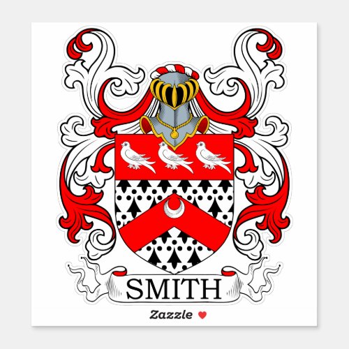 Smith Family Crest Sticker