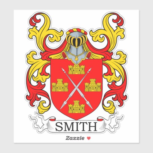 Smith Family Crest Sticker