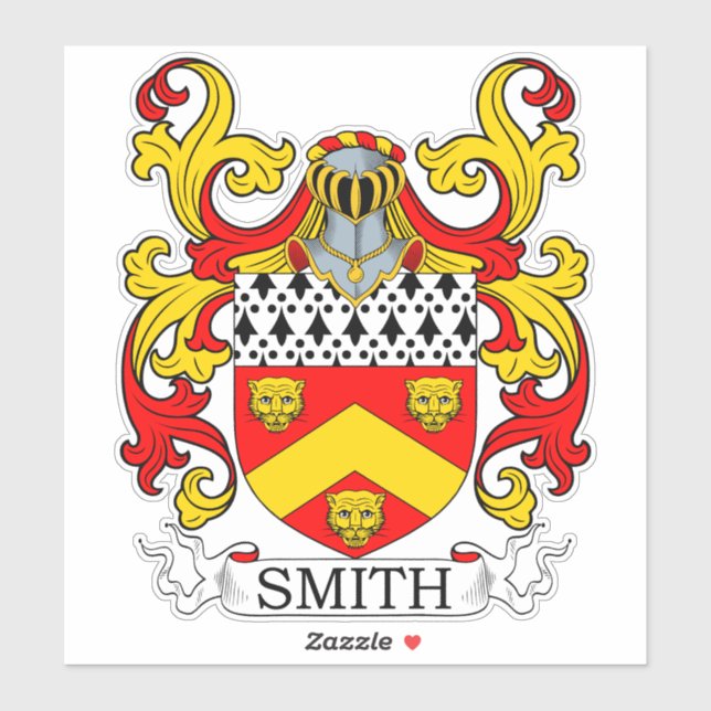 Smith Family Crest Sticker (Sheet)