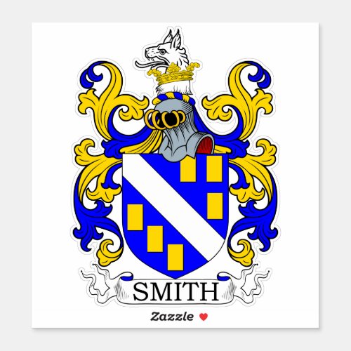 Smith Family Crest Sticker