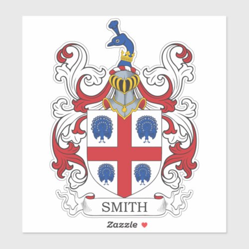 Smith Family Crest Sticker