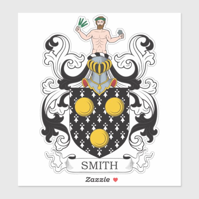 Smith Family Crest Sticker (Sheet)