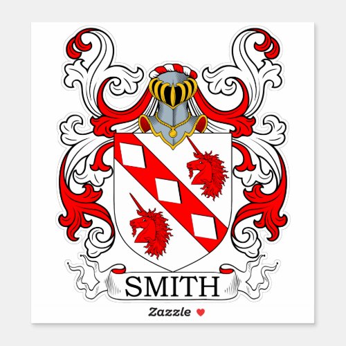 Smith Family Crest Sticker