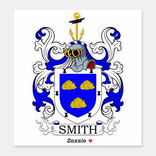 Smith Family Crest Sticker