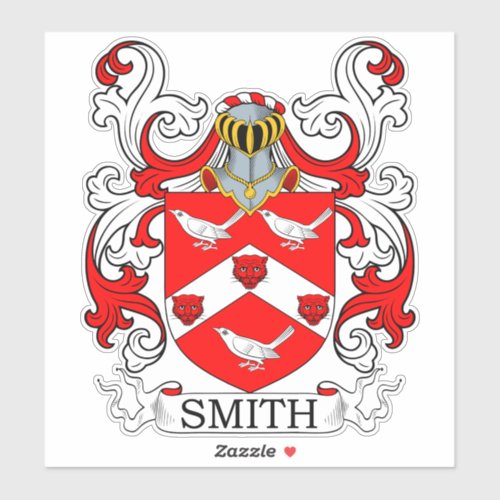 Smith Family Crest Sticker